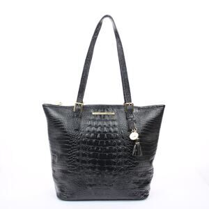 Brahmin Black Melbourne Tote Bag